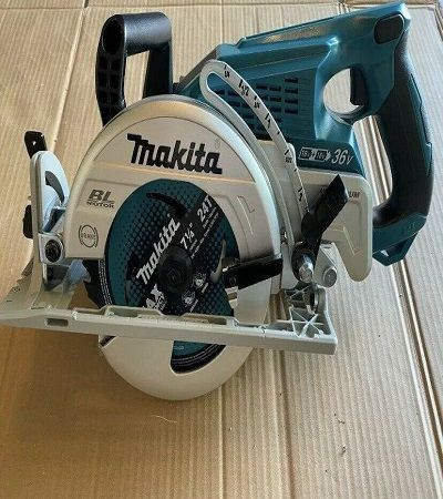 全新原装Makita 5277NB准双曲面蜗杆传动7-1/4英寸120V有线圆锯-不错！