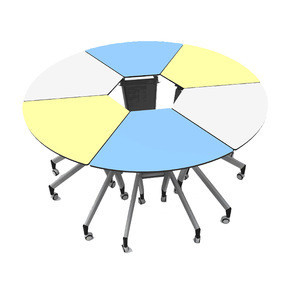 教育用品现代大学学校桌椅家具室内塑料协作椅