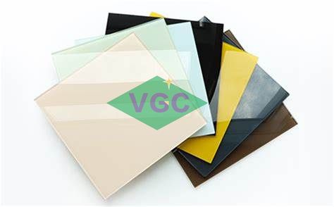 VGC-5MM/6MM彩色玻璃防溅黑色钢化玻璃定制丝网印刷玻璃
