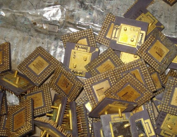 英特尔奔腾Pro CPU报废，用于黄金回收