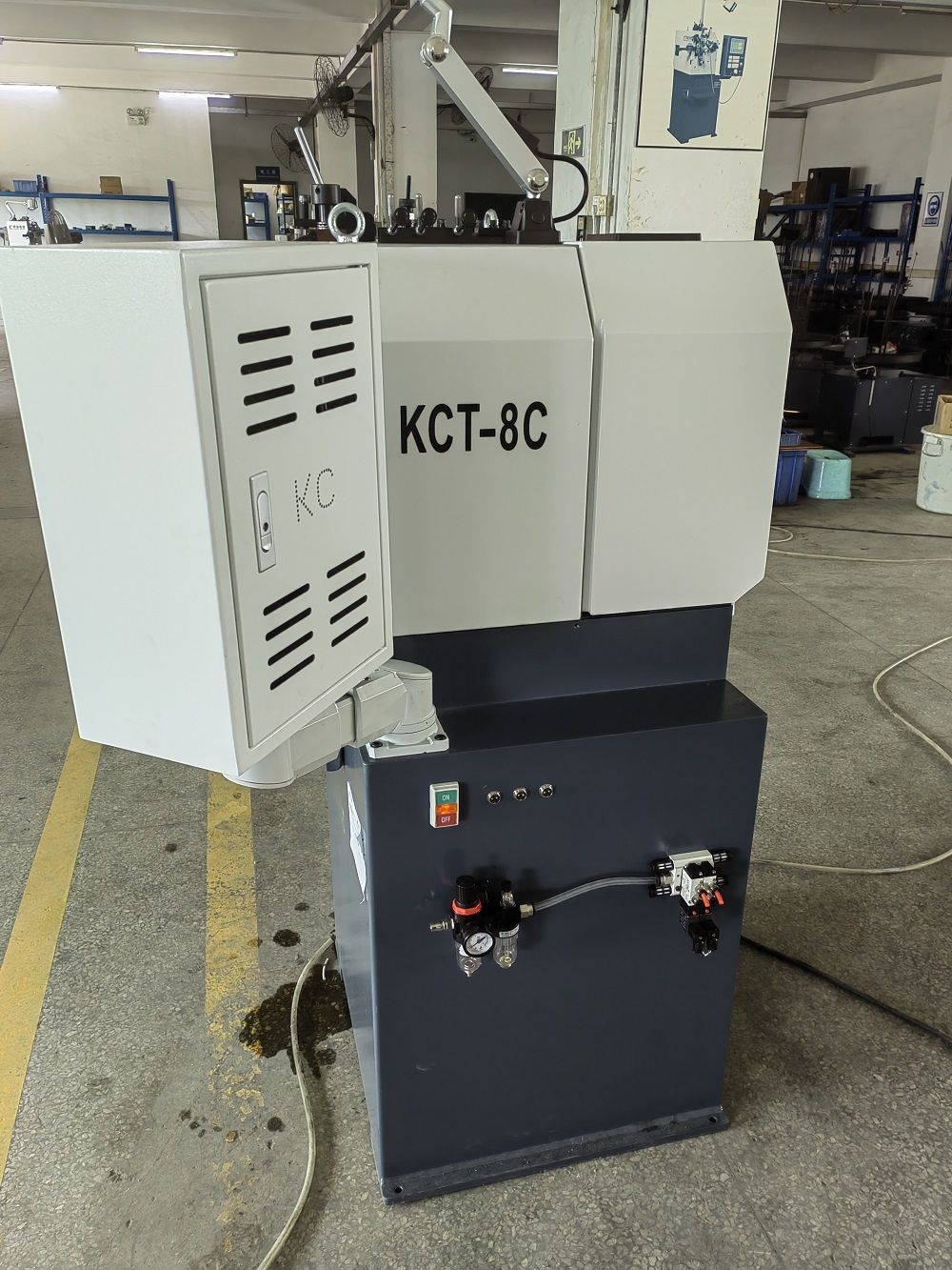 2轴0.15mm KCT-8C扭簧机和弯线机用压缩弹簧卷取机