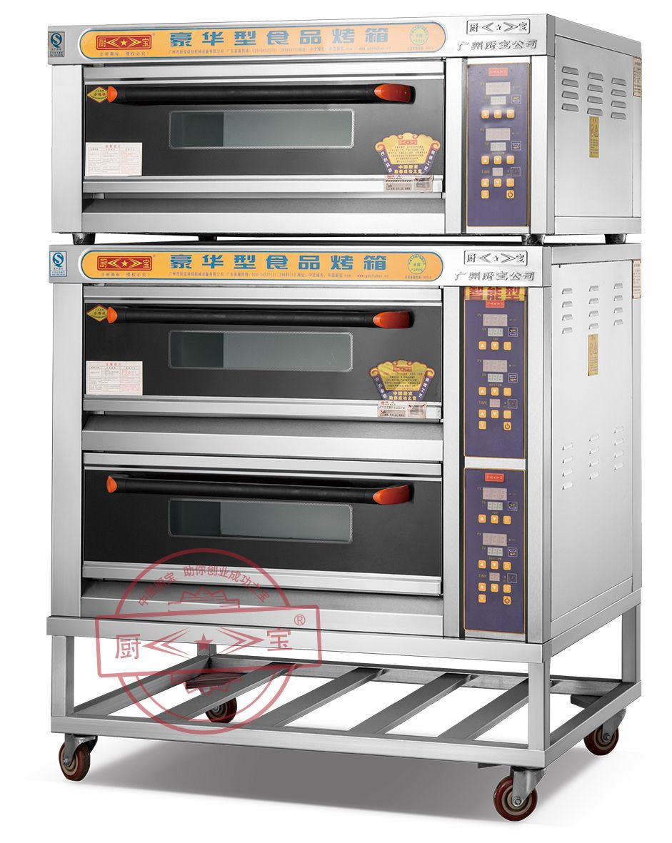 商用厨房燃气电动披萨烤箱甲板烤箱