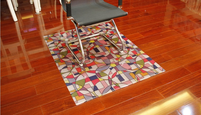 防滑塑料垫办公桌保护椅垫地毯保护家用办公地板椅垫