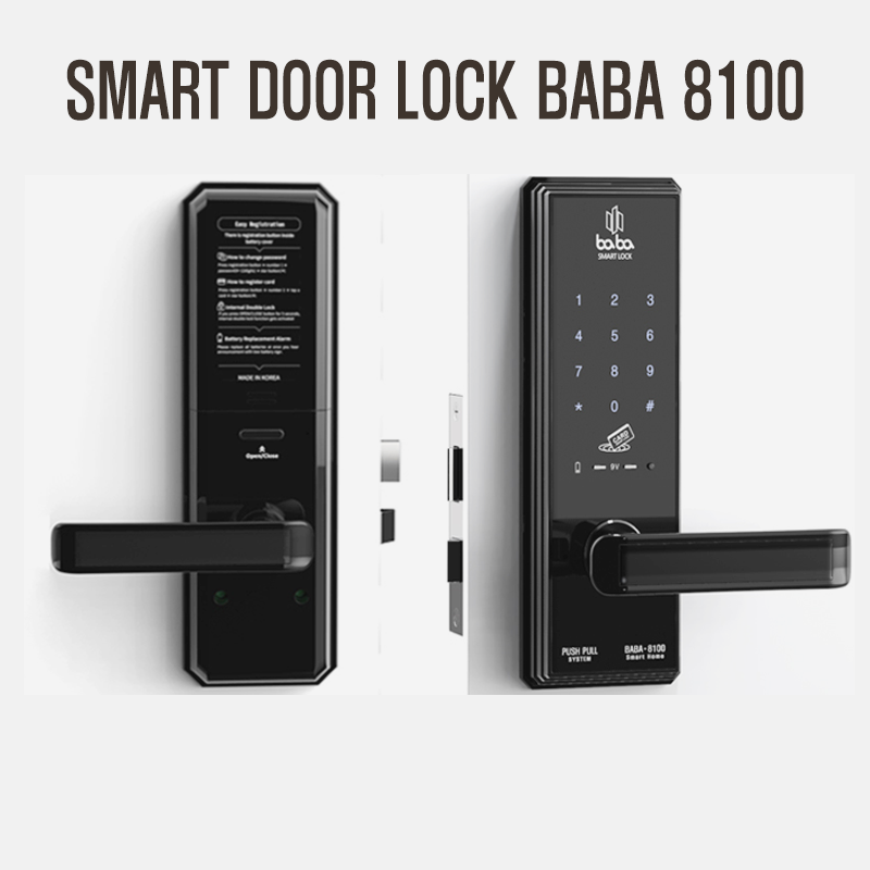 电子刷卡数字门锁BABA-8100智能门锁