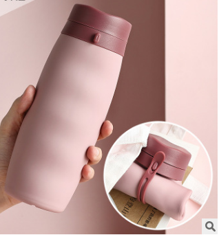 硅胶可折叠水瓶旅行杯塑料水瓶