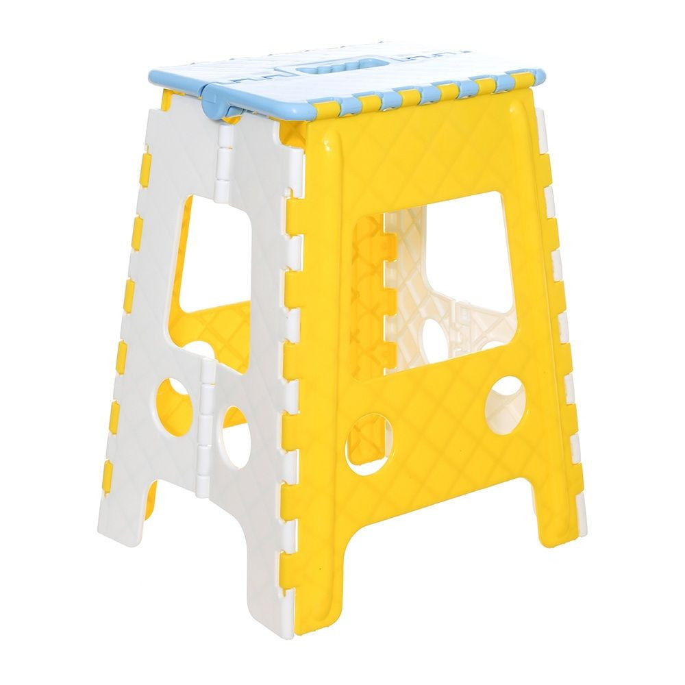 42cm高塑料可折叠台阶凳便携式户外旅行轻便折叠凳椅儿童