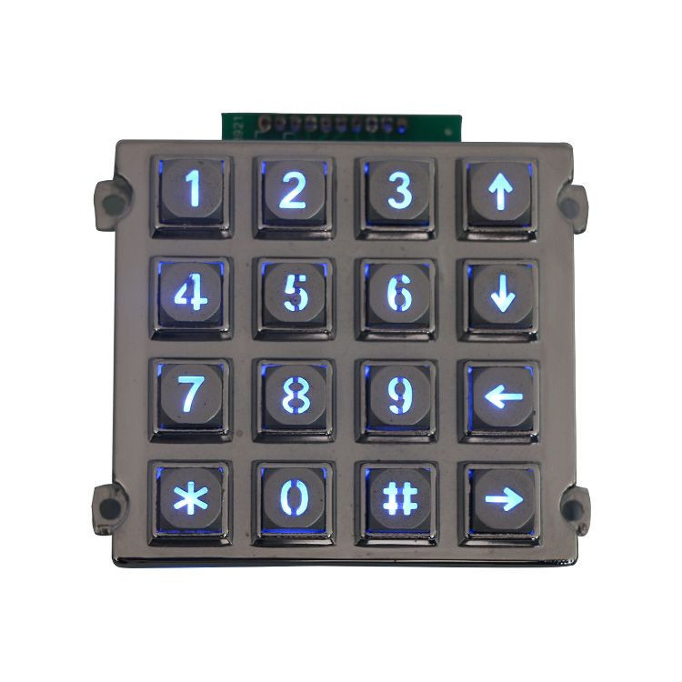 16键门锁键盘/防水数字键盘/门禁安全LED键盘
