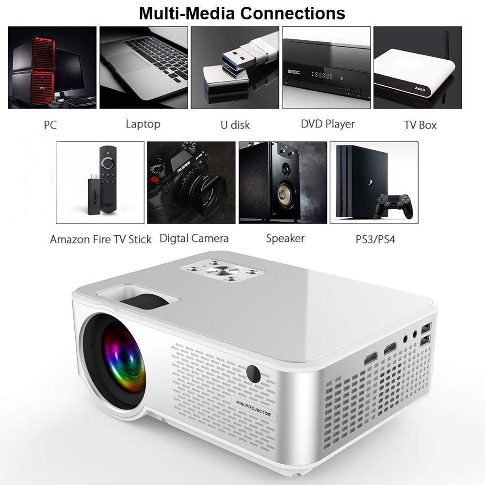 Cheerlux C9智能安卓投影仪720P视频家庭影院投影仪支持1080P高清投影仪智能Beamer