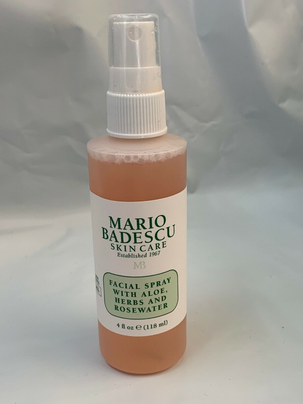 Mario Badescu面部喷雾，含芦荟草本和玫瑰水4盎司