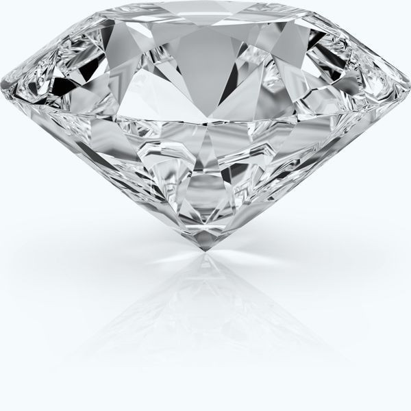 宽松天然圆形切割钻石0.30-5.00克拉，具有GIA证书