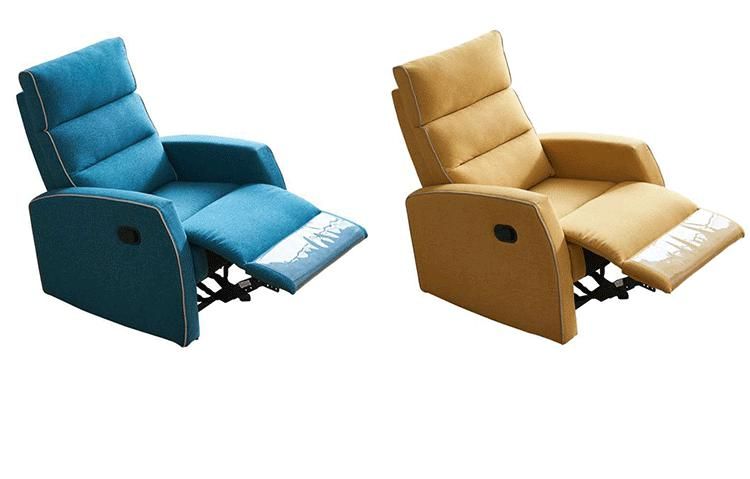 北欧小公寓沙发单人多功能织物沙发躺椅客厅卧室阳台沙发