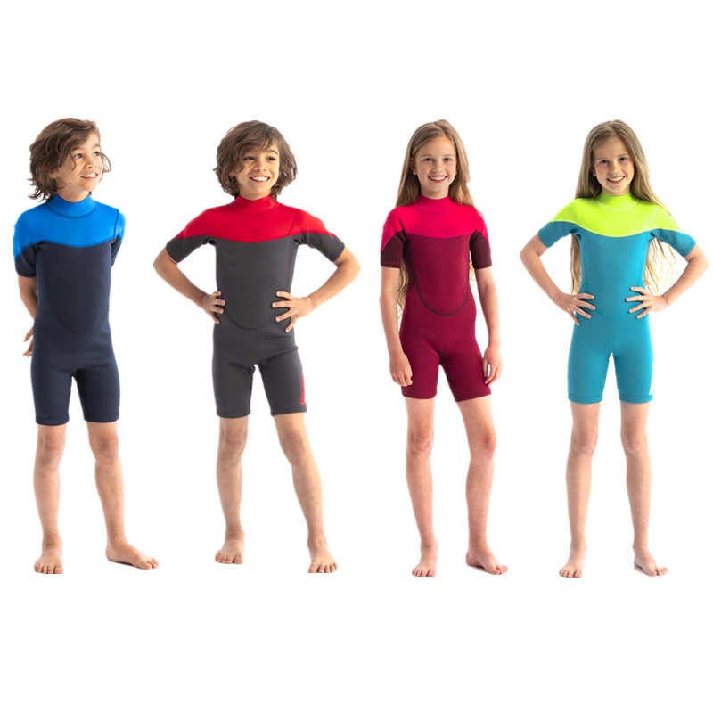 定制设计儿童潜水冲浪泳衣儿童连体氯丁橡胶泳衣