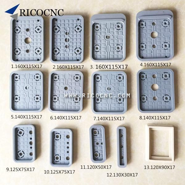 用于CNC路由器的140x115x17mm真空吸盘底座盖