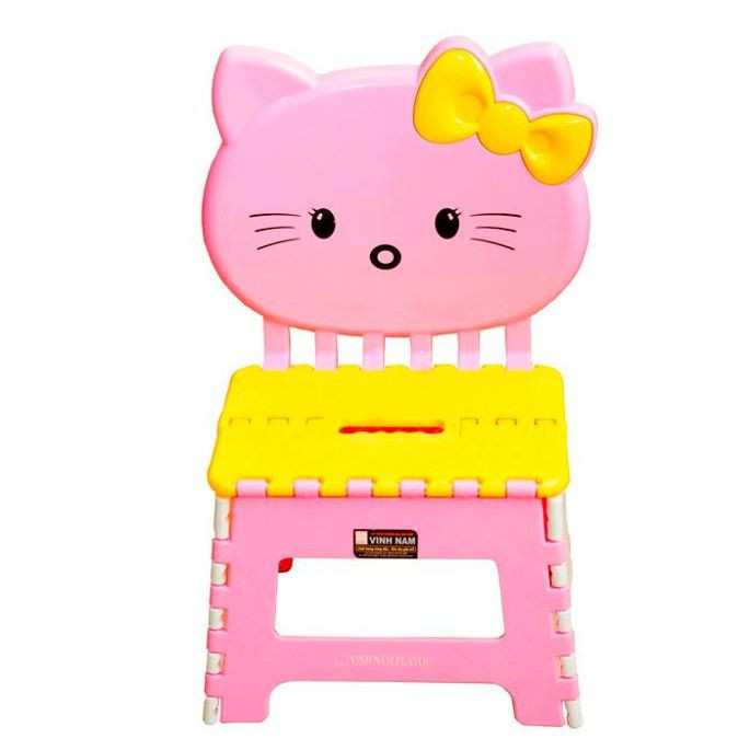 19英寸优质可爱儿童座椅儿童房间塑料折叠椅节省空间50厘米高