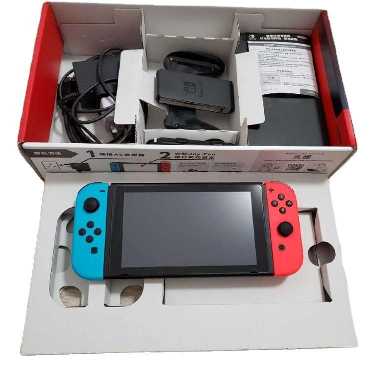 Nintendo-s Switch 32GB控制台，带有霓虹蓝和霓虹红Joy-Con