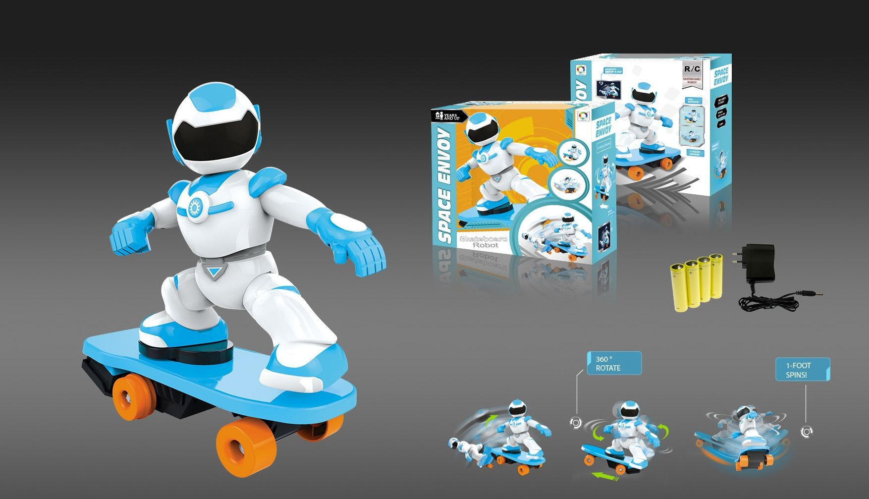 其他RC玩具遥控STENT滑板ASTRONAUT机器人