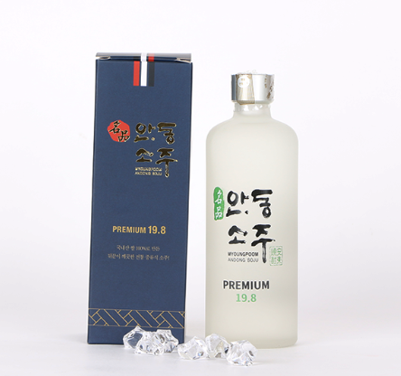 韩国正宗豪华安东烧酒米汁“优质19.8”（375毫升）