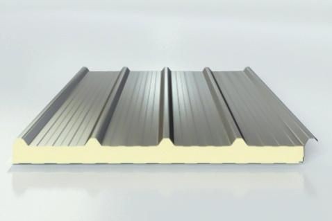 50mm 75mm 100mm聚氨酯夹芯板，用于金属墙面覆层系统
