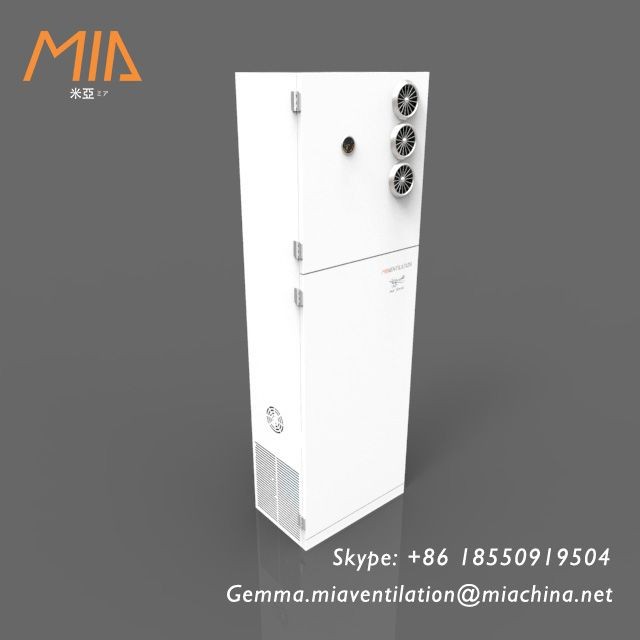 MIA通风HVAC紫外线无导管hrv/erv通风/回热器/hepa13/碳/高压静电粉尘