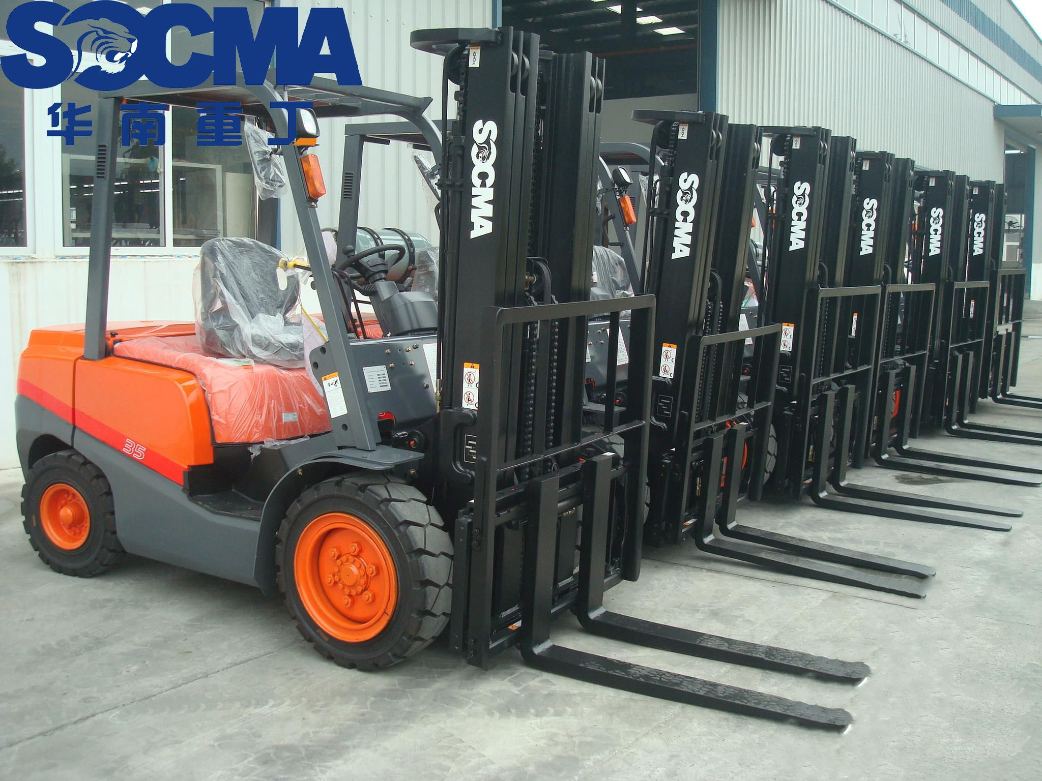 Socma叉车3.5吨柴油叉车