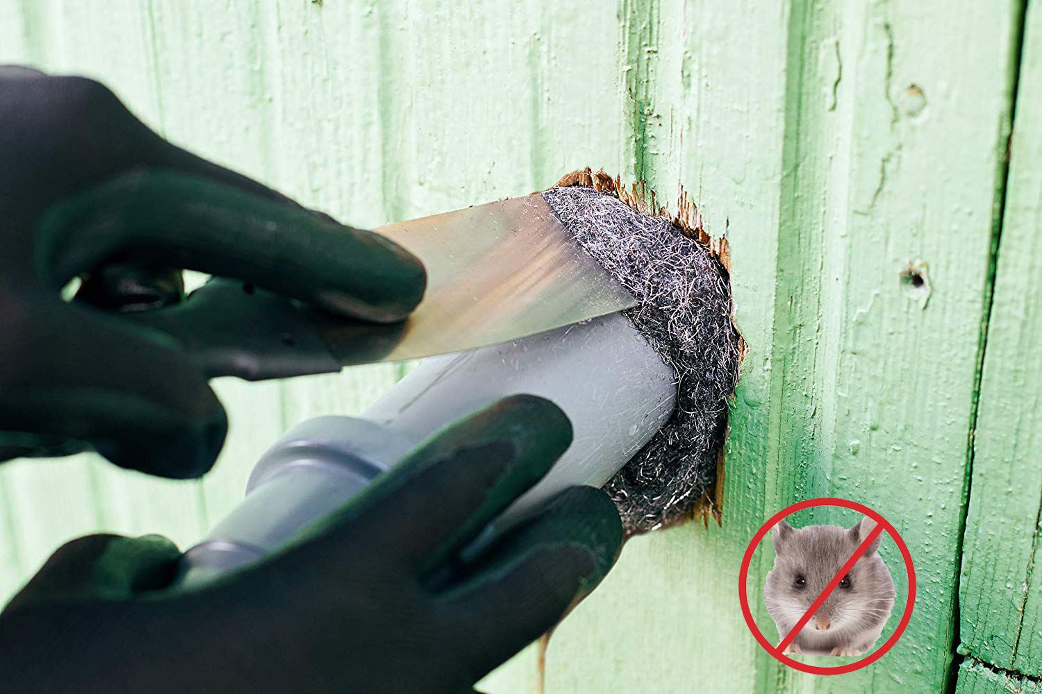 防鼠金属丝网卷鼠洞填充织物害虫老鼠控制钢羊毛