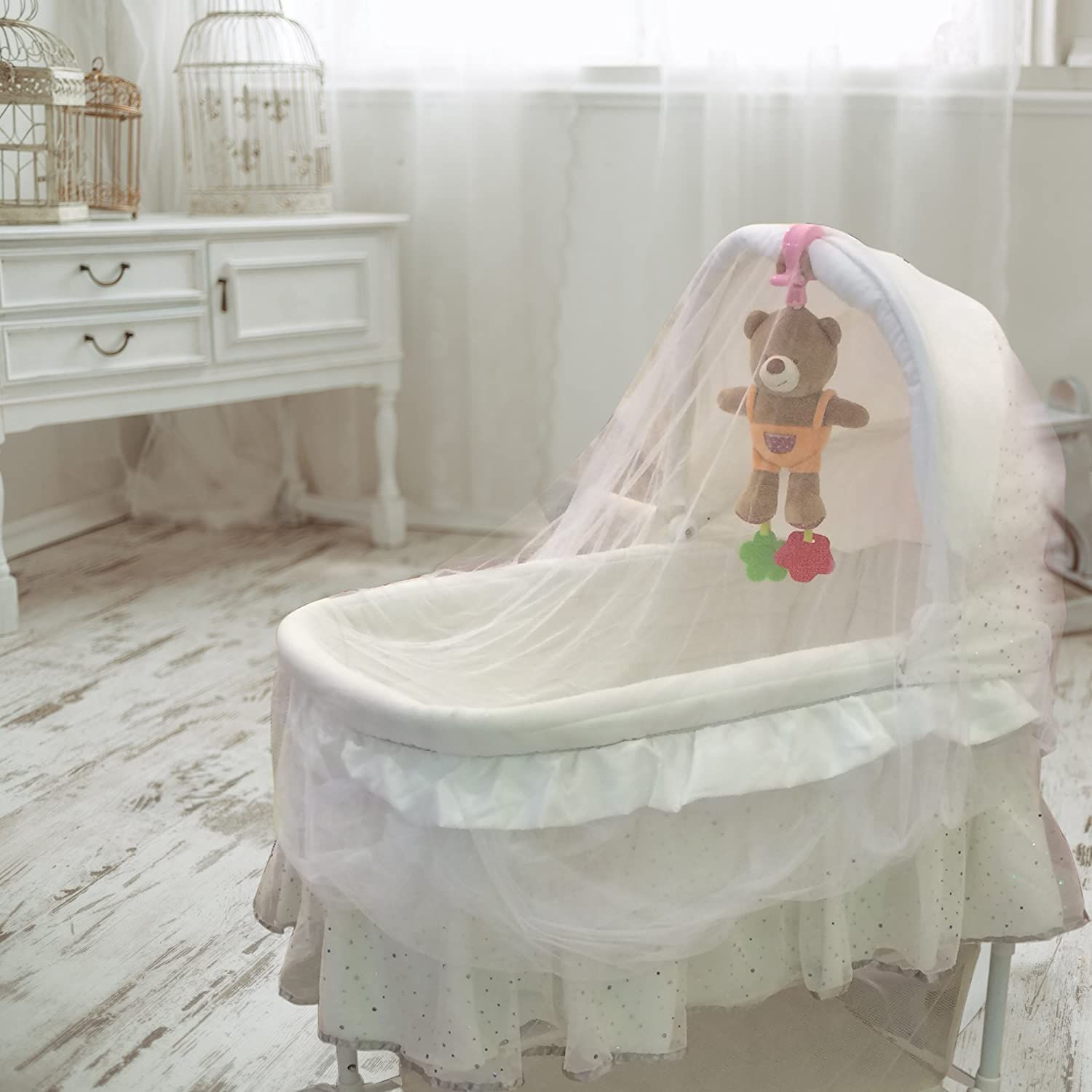 婴儿蚊帐，适用于婴儿车、婴儿床、背包、游戏场、摇篮、游戏笔