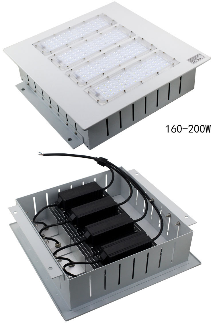 高亮度100w LED加油站灯200w加油站灯工厂销售LED体育场灯150w LED泛光灯