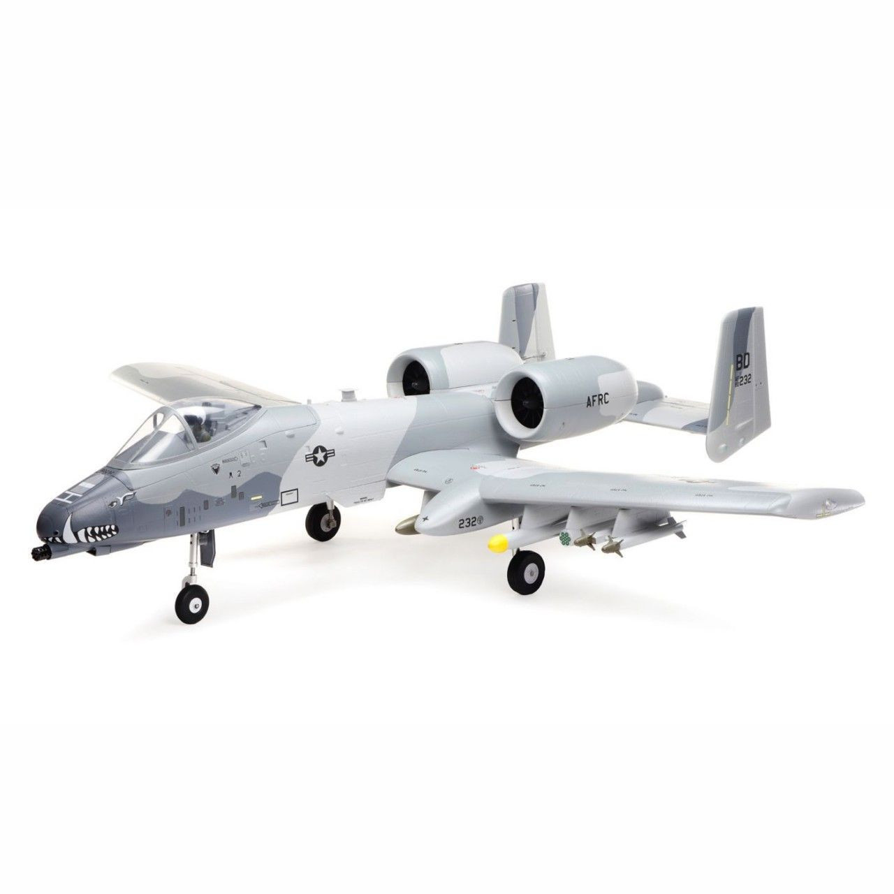 E-Flite A-10 Thunderbolt II 64mm EDF BNF Basic，带AS3X和SAFE Select EFL01150