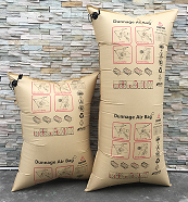 牛皮纸垫料袋制造货物运输90*180cm PP编织空气垫料袋