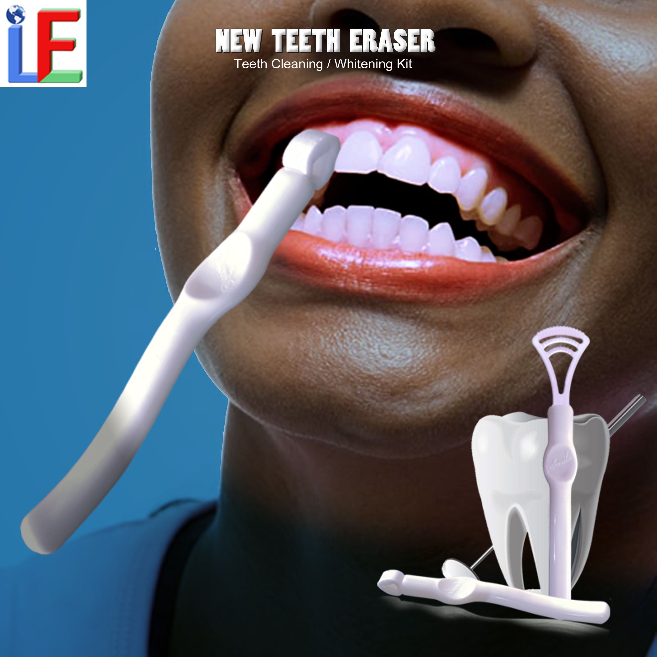 热销口腔卫生用品新型牙齿橡皮擦牙齿清洁套装