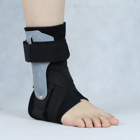 健身房跑步防护黑色绑带弹性踝关节支架安全踝关节支架可调节踝关节支架护垫