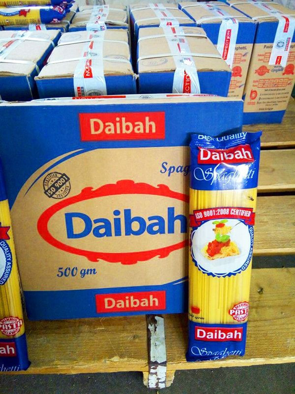 意大利面条Daibah 500 Gm品牌-硬质小麦意大利面-ISO 9001认证