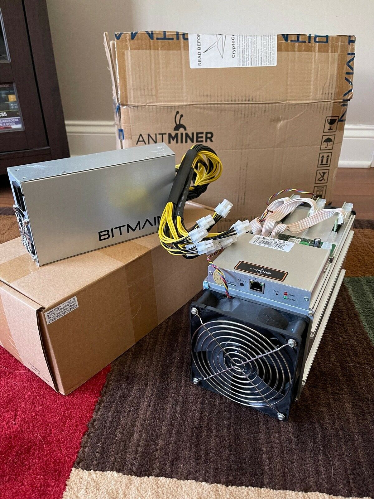 Bitmain Antminer S9比特币矿工+电源
