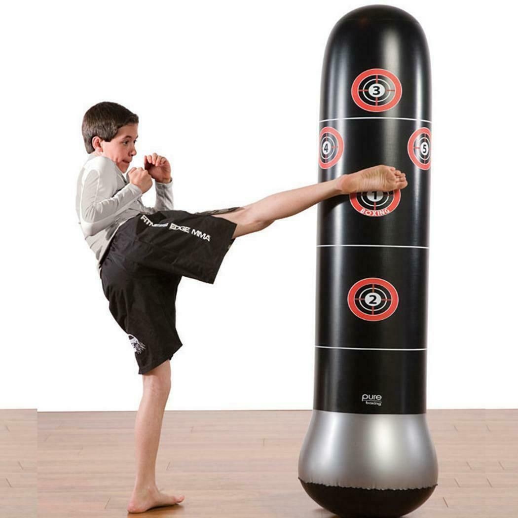 1.6M踢腿训练充气拳击沙袋跆拳道成人儿童